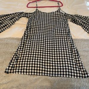 Black/White Gingham dress